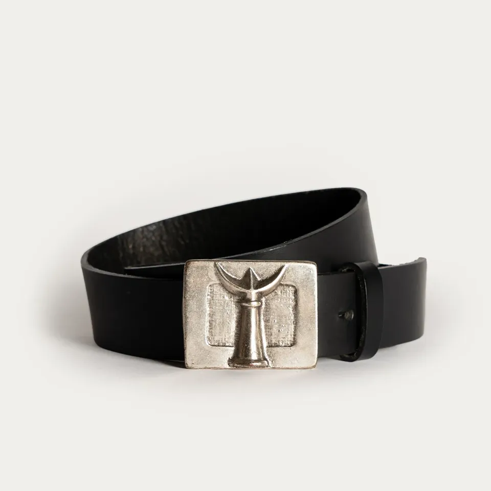 Mistral ceinture cuir boucle artisanale