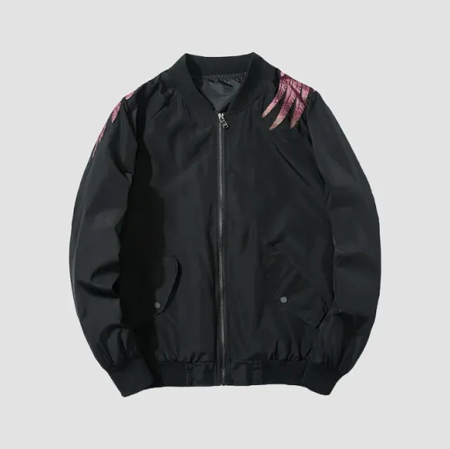 Japon Style Sukajan Femme Veste Brodée