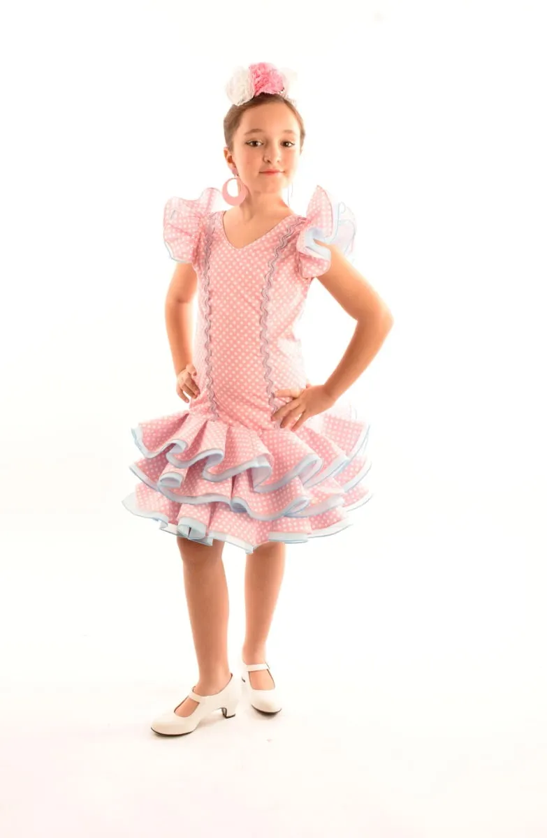 Viva la Feria Cayetana robe flamenco courte fille