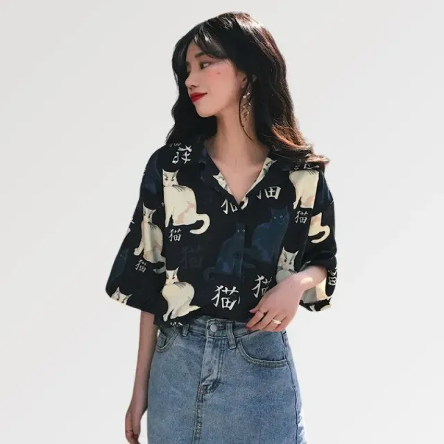 Japon style Masako chemisier japonais coton