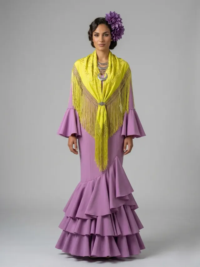 VIVA LA FERIA robe flamenca stretch