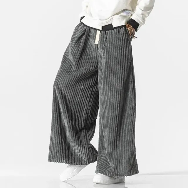 Japon style Kenjiro pantalon velours cotele chic