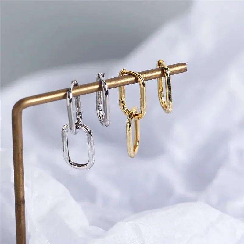 Esprit du Japon Boucles d'oreilles géométriques japonaises