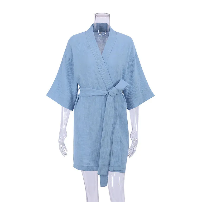 Esprit du Japon Robe de Chambre Kimono peignoir en coton