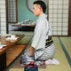 Esprit du Japon Kimono Traditionnel Homme Imprimé Dessin sumi-e