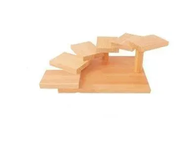 Japon style Sushi Shelf Shaka plateau bois