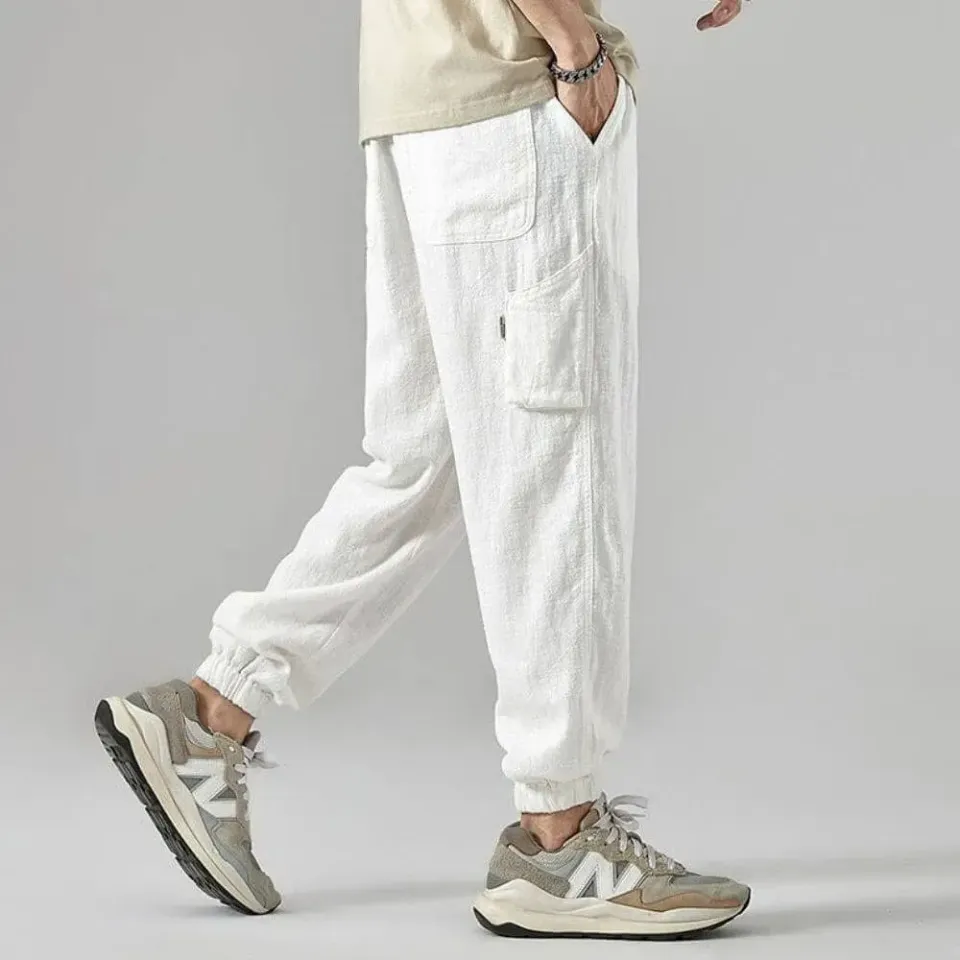 Japon style Natsu pantalon léger confort japonais respirant