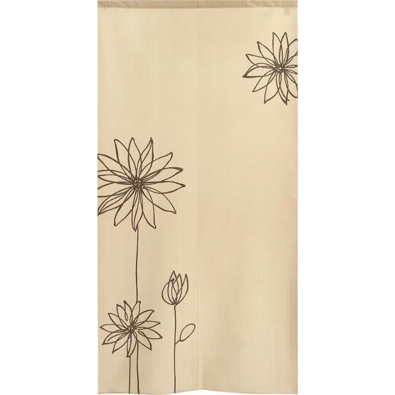Japon style Noren Fleur rideau japonais floral