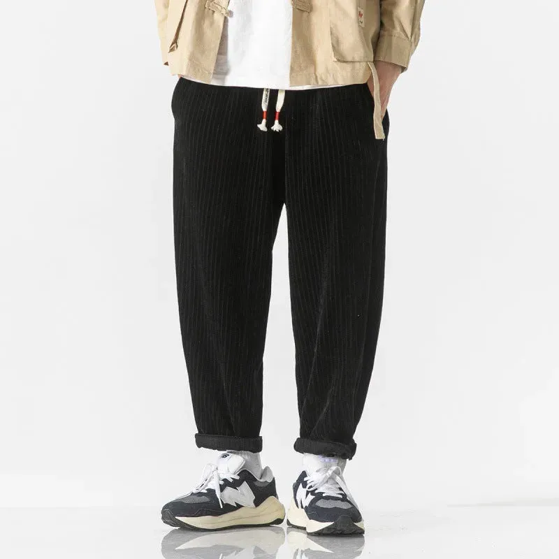 Japon style Mia pantalon velours côtelé vintage