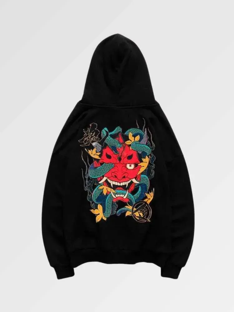 Japon style demon Yokai sweat Oni folklore