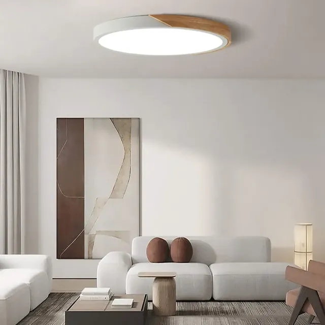 Japon style Plafonnier Bois Design luminaire bois