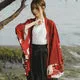 Esprit du Japon veste haori Warui Kitsune renard cerisier