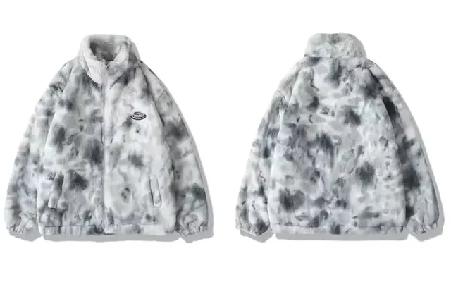 Japon style Harajuku Tie Dye polaire