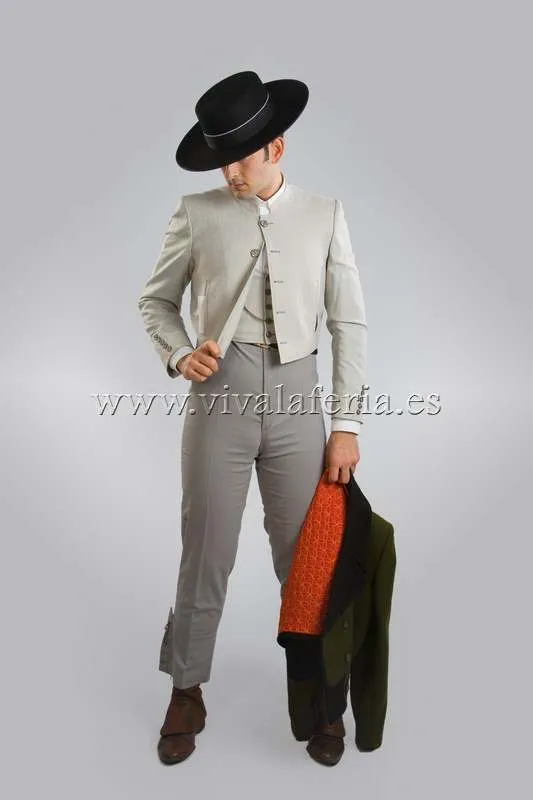 VIVA LA FERIA Traje de Corto Rayas Medianas costume campero homme
