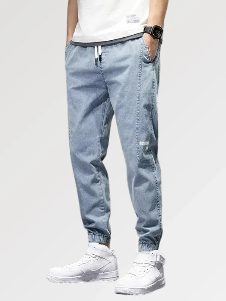 Japon style harem jean homme taille élastique