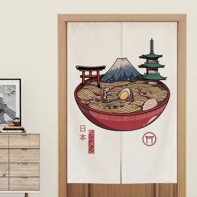 Japon style rideau pan japonais occultant zen