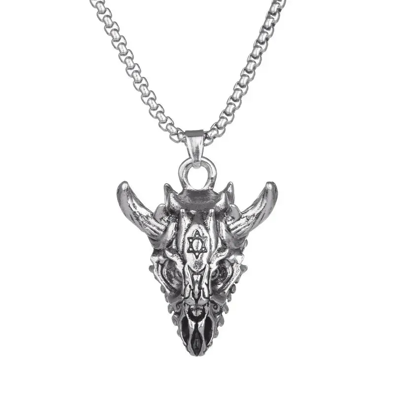 Japon style Collier Croc De Demon Japonais collier