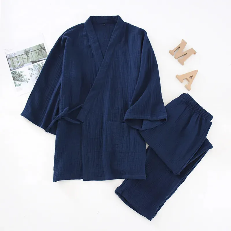 Esprit du Japon ensemble kimono pantalon femme coton