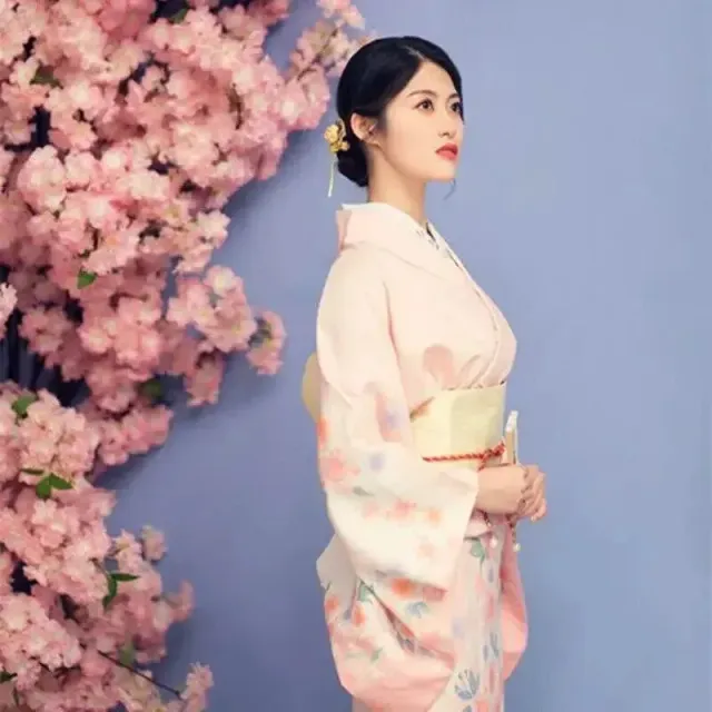 Japon style Sakiko kimono traditionnel femme satin