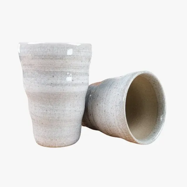 Japon style coffret 2 tasses japonaises faïence Mino