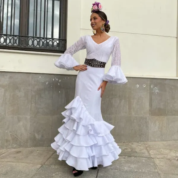 VIVA LA FERIA Tarantos jupe flamenca femme