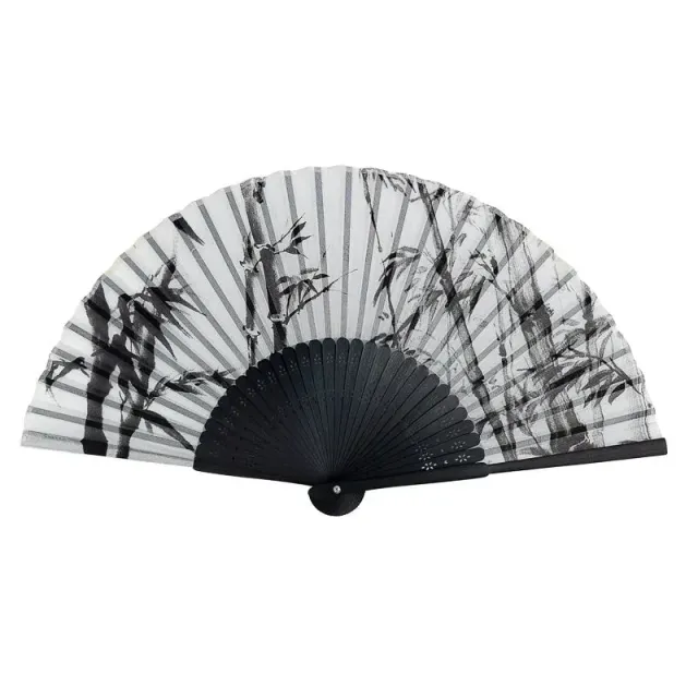 Japon style éventail japonais bambou soie pliable