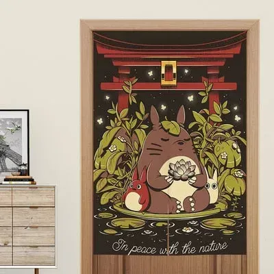 Japon Style Noren rideau japonais motif Totoro