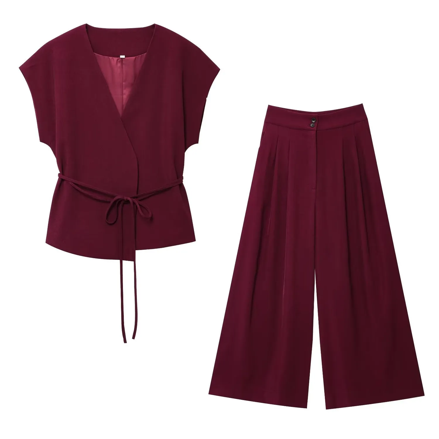Esprit du Japon Ensemble Kimono Ceinturé Femme