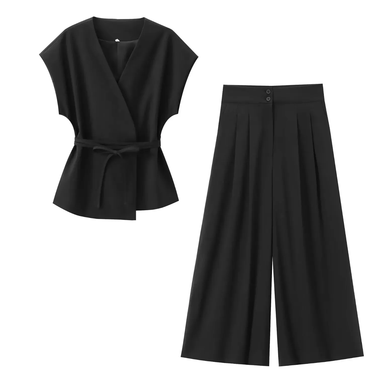 Esprit du Japon Ensemble Kimono Ceinturé Femme