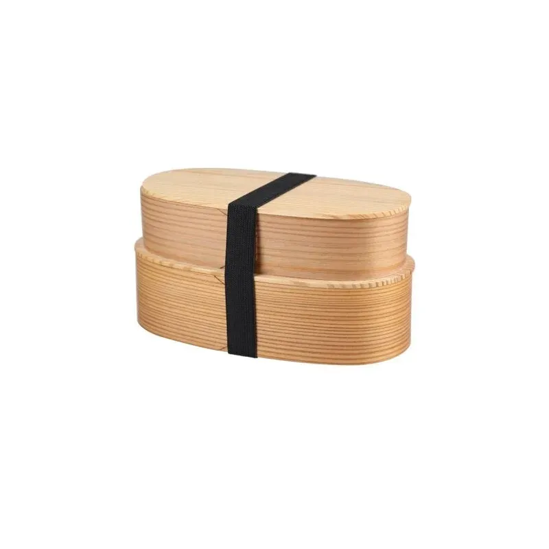 Japon style Bento Box Bois boîte bento en bois