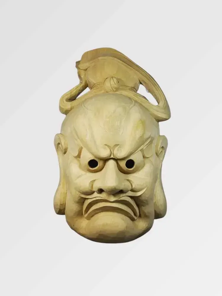 Japon Style Komori Masque Théâtre Japonais Artisanal
