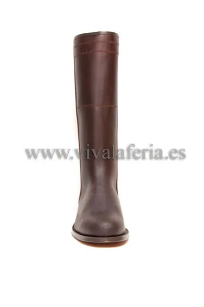 VIVA LA FERIA Bota campera botte camarguaise en cuir