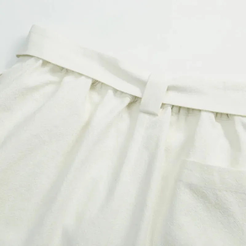Esprit du Japon pantalon large homme hakama coton vagues