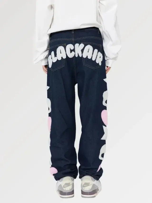 Japon style daddy Jack jean streetwear homme coupe ample