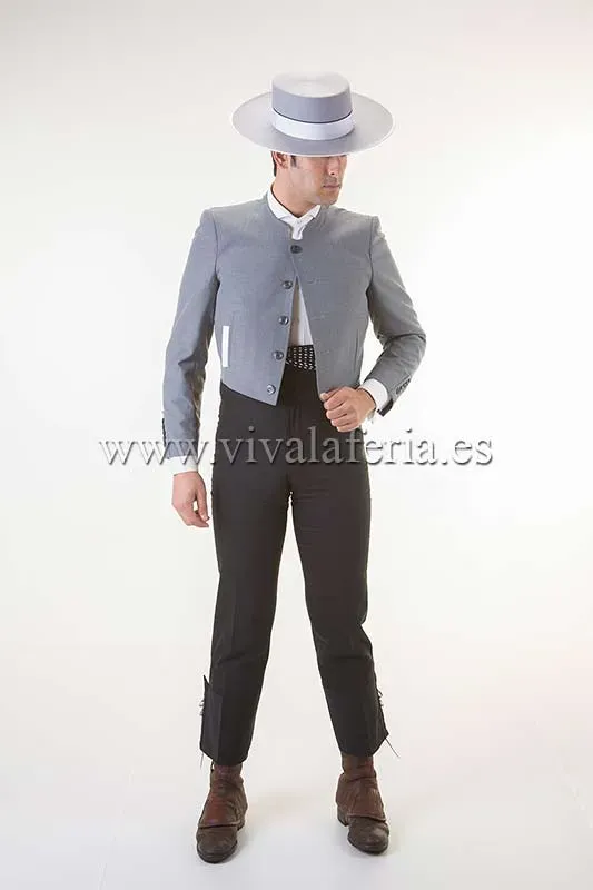 Viva La Feria Pantalon Campero Noir Élastique Caireles homme