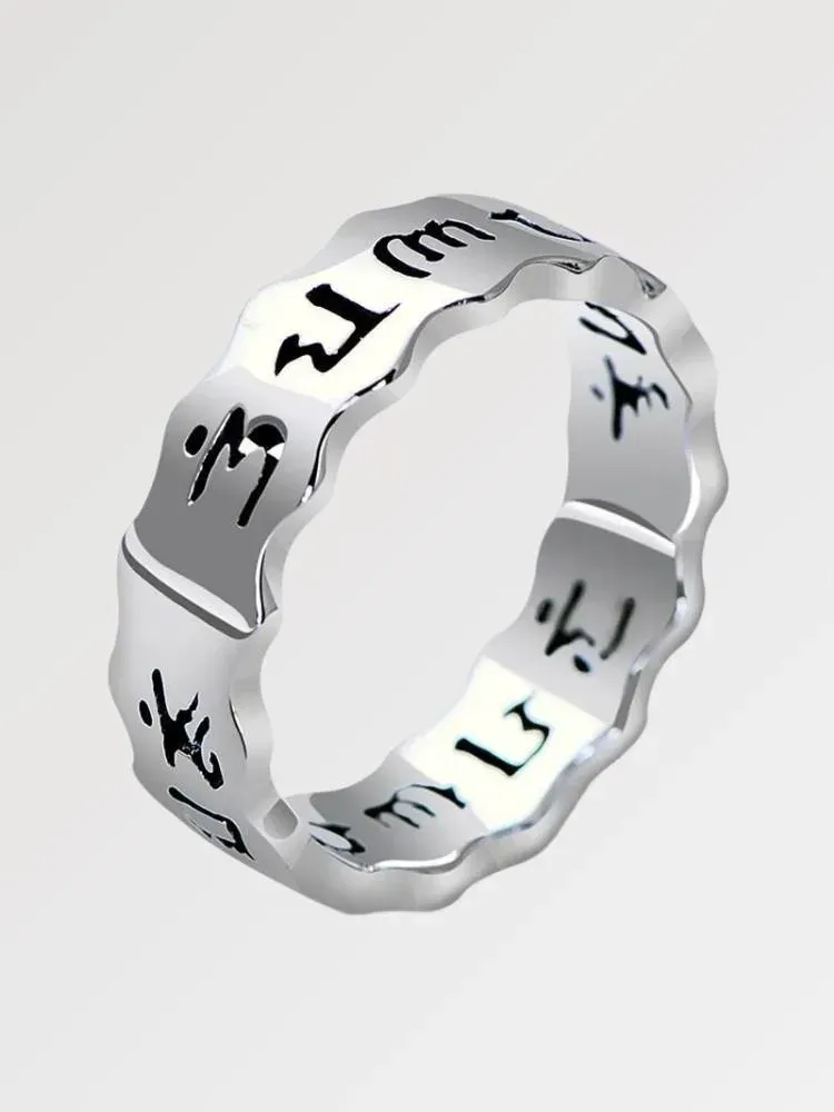 Japon style Yuko bague argent hiragana