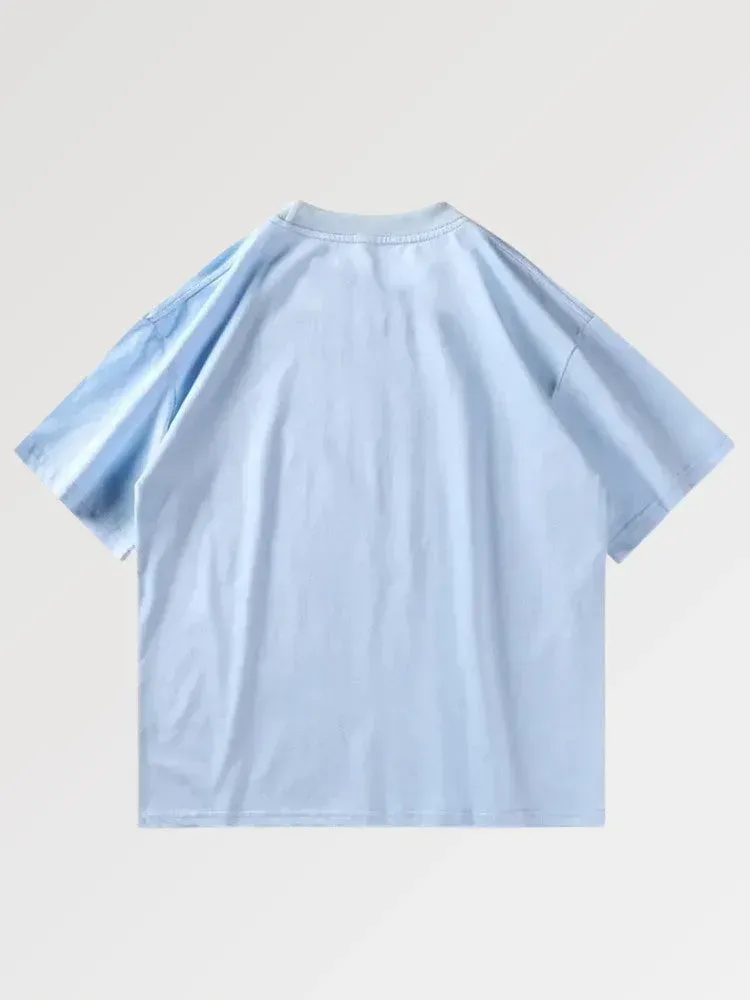 Japon style Cartoon t-shirt kanji japonais streetwear