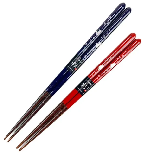Japon style Usagi duo baguettes japonaises bois