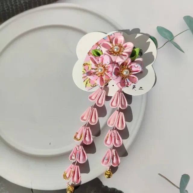 Japon style fleurs cheveux japonais accessoire chignon geisha