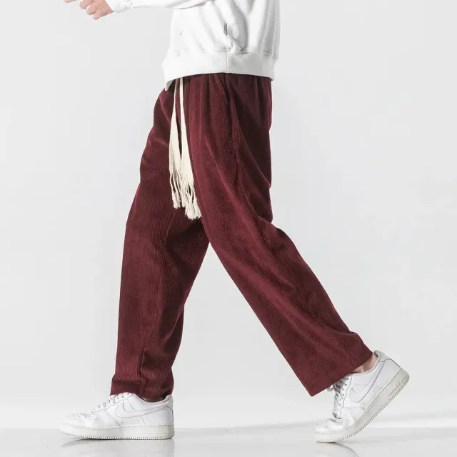 Japon style Yusuke pantalon velours côtelé chic