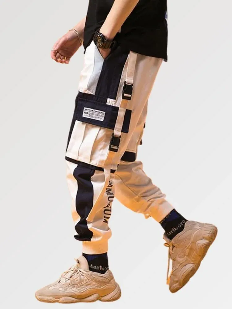 Japon style Summer Split pantalon cargo japonais