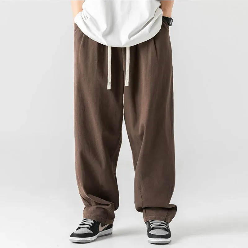 Japon style Ryozo Pantalon Confort Japonais en Coton