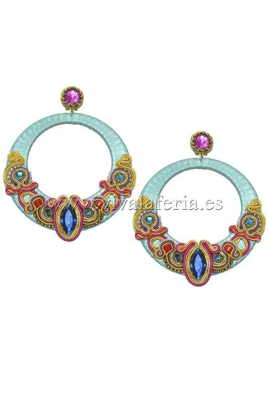 VIVA LA FERIA-MODA FLAMENCA ARO XL boucles d’oreilles flamenca