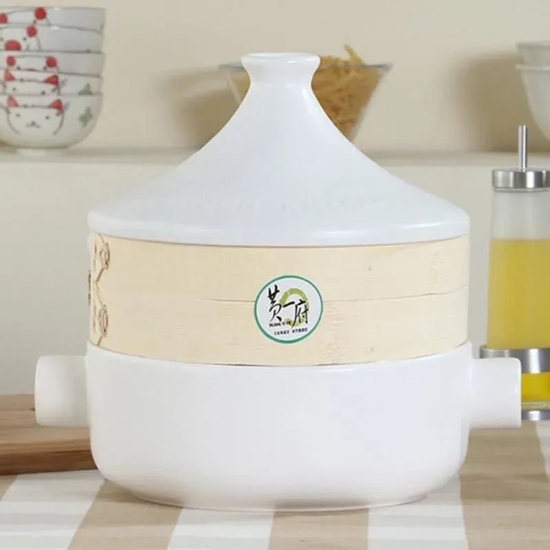 Japon style Tenkawa donabe avec steamer céramique