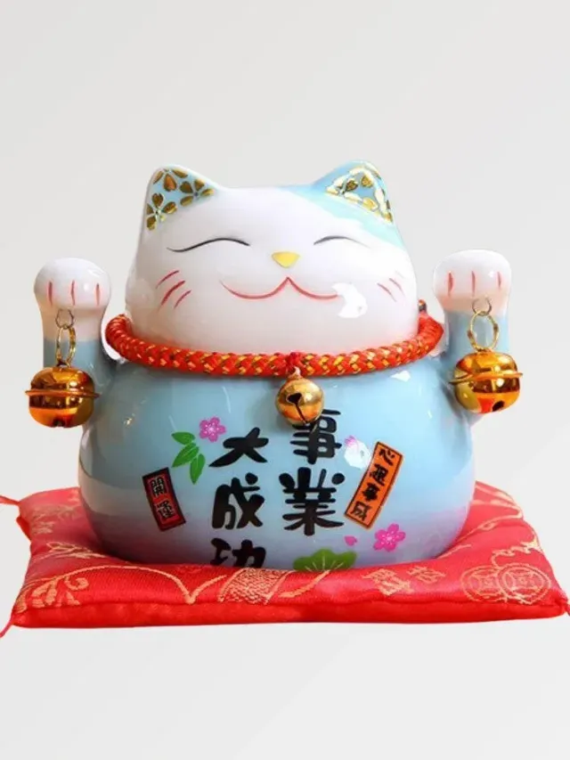 Japon style Maneki Neko Tirelire tirelire porte-bonheur