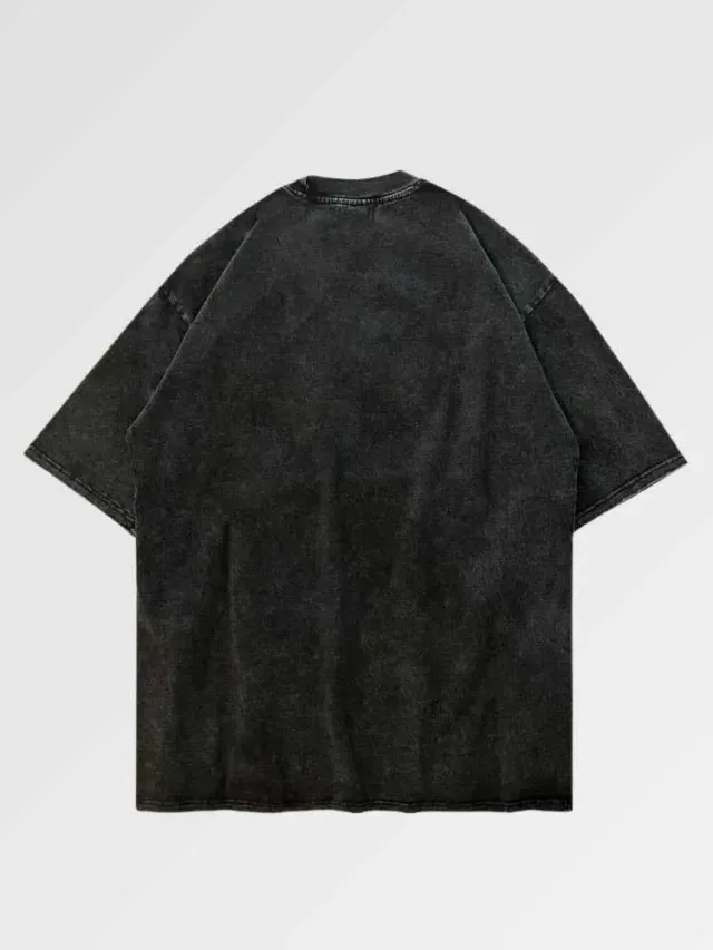 Japon style Akaiwa t-shirt oversize noir coton