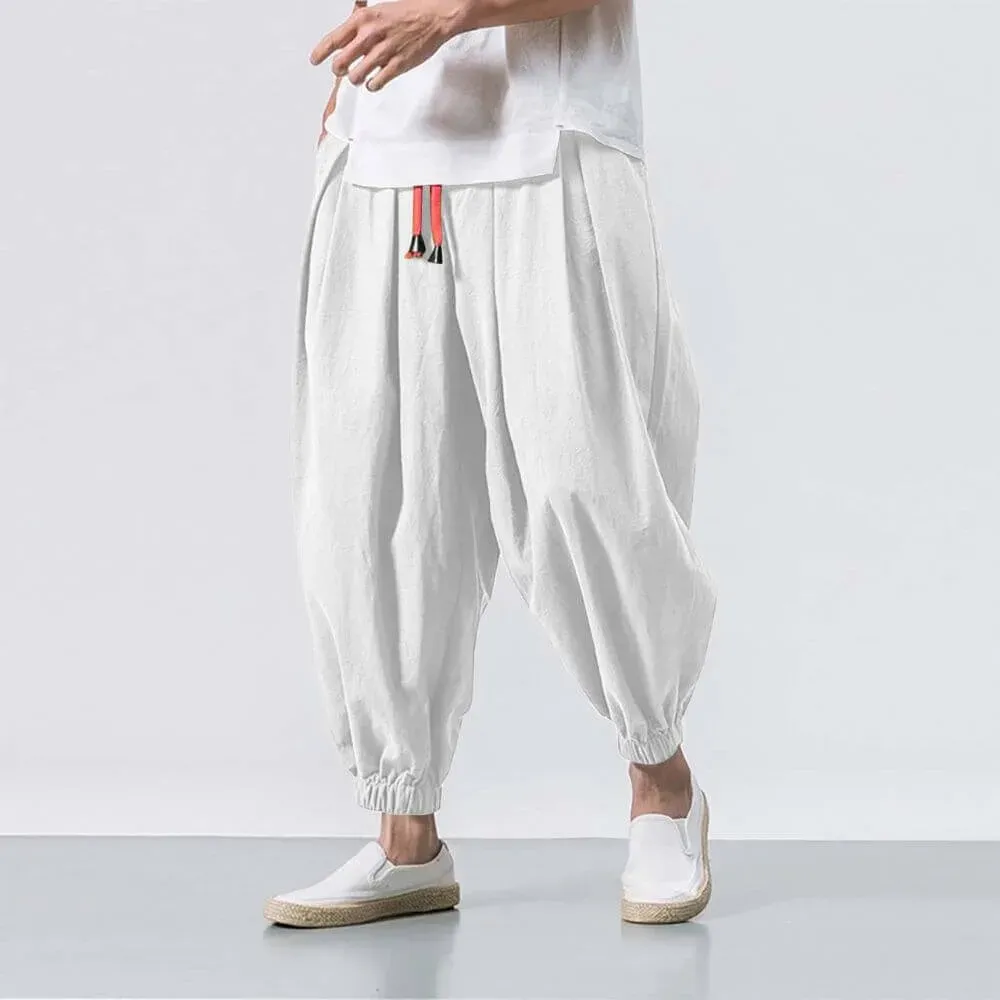 Japon Style Yuri Pantalon Harem Confort sarouel