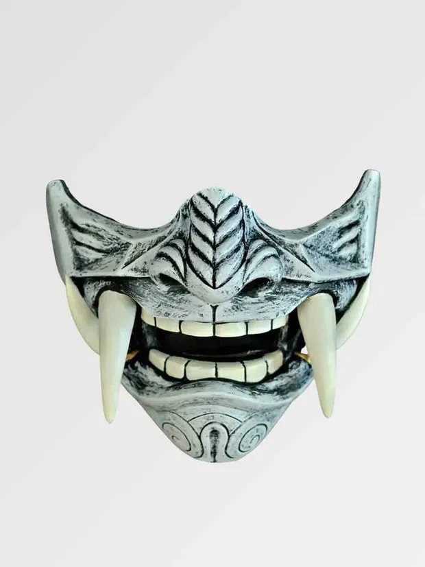 Esprit du Japon demi-masque oni japonais résine
