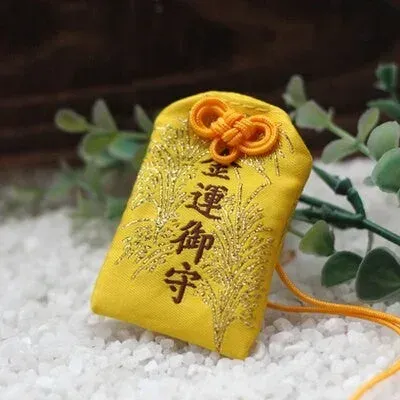 Japon Style Omamori Porte-Bonheur Japonais Couture Or Protection