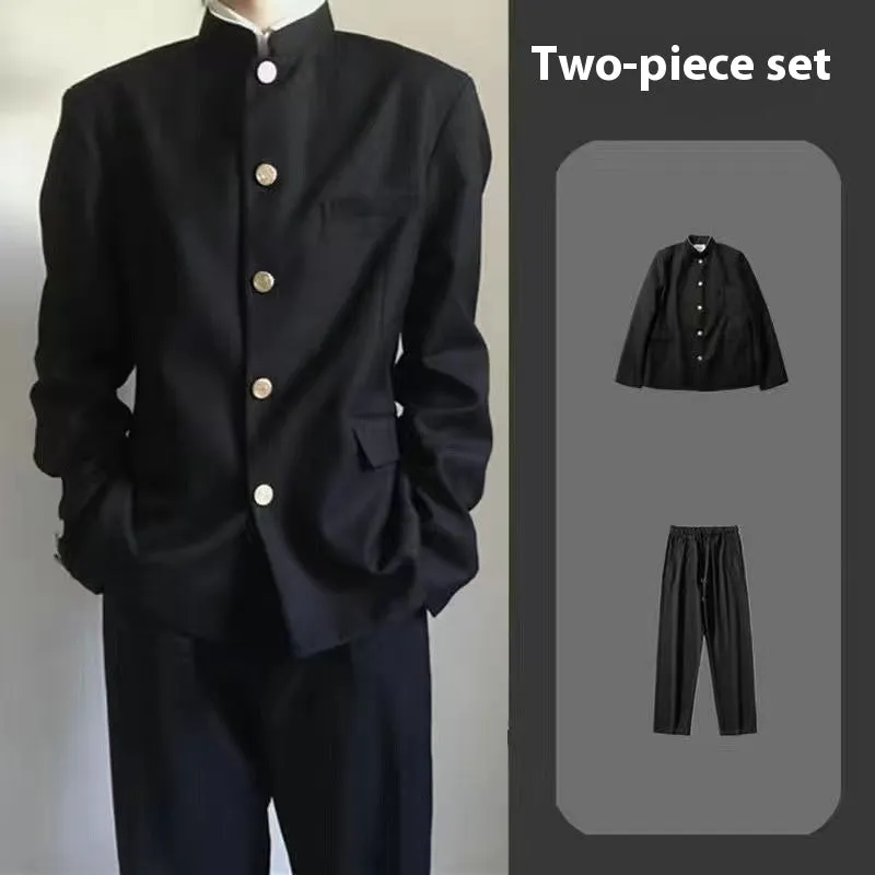 Esprit du Japon uniforme scolaire gakuran homme veste noire